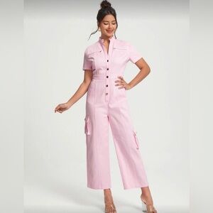 Pink Women's Jumpsuit